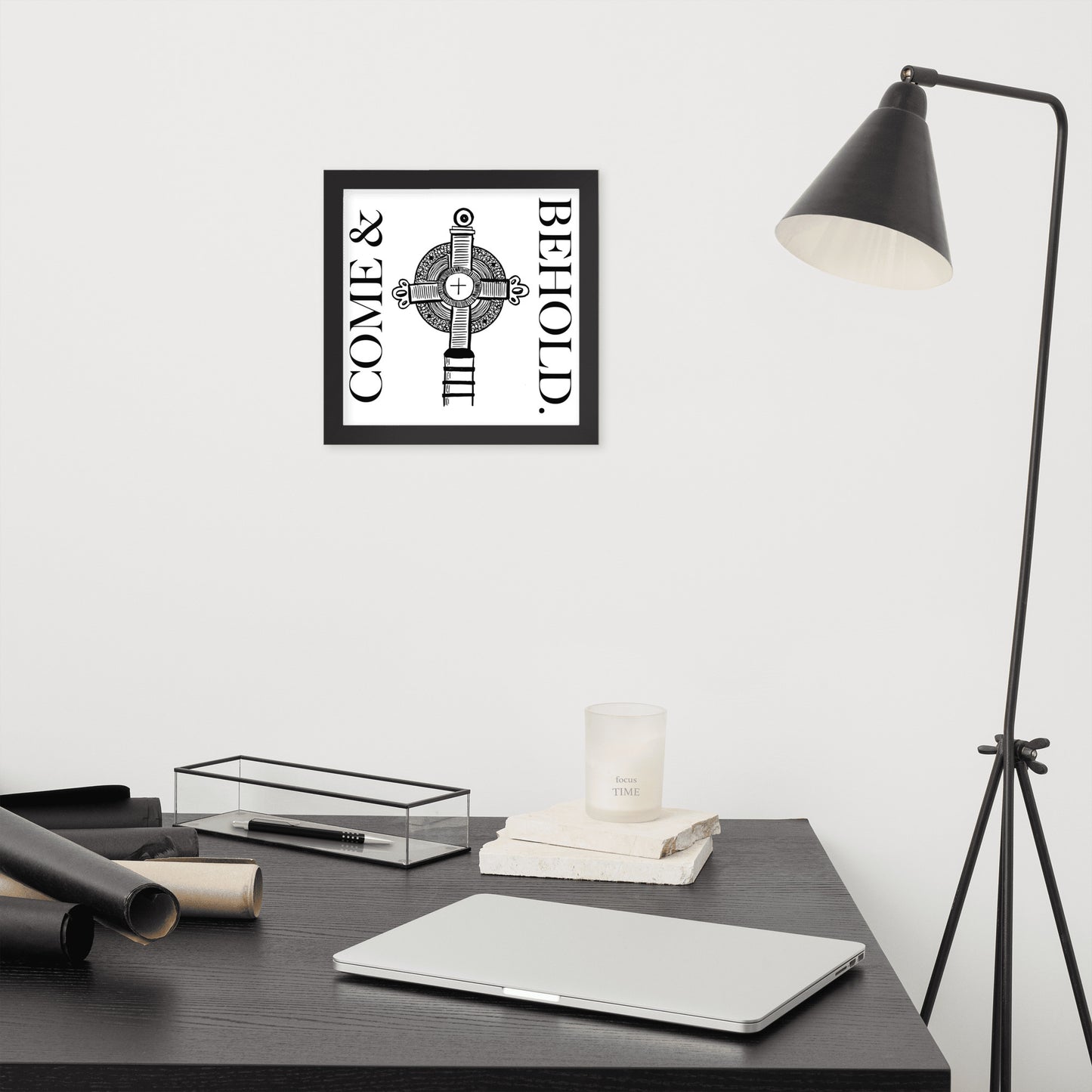 "Come & Behold" - Framed poster