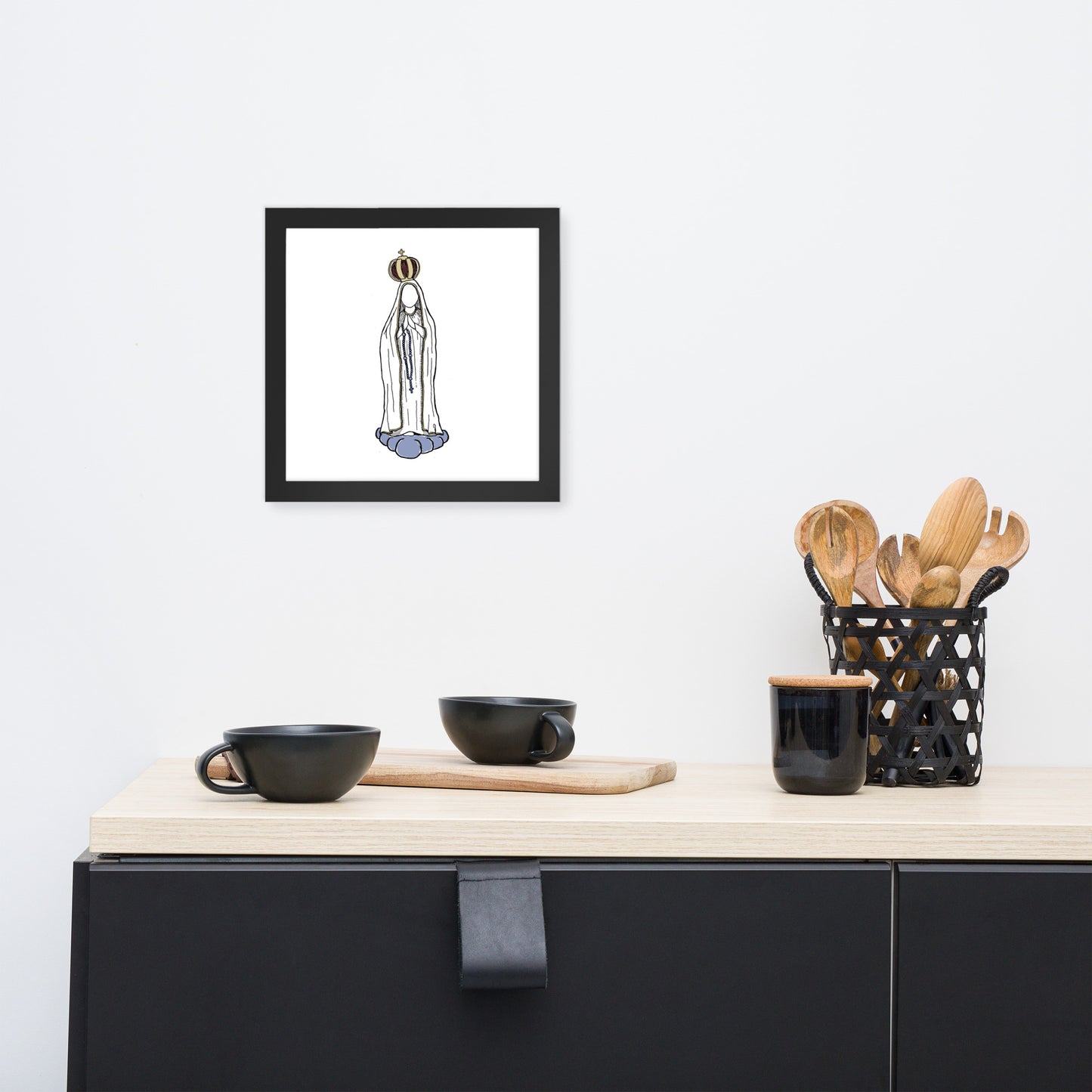 "Our Lady of Fatima" - Framed Poster