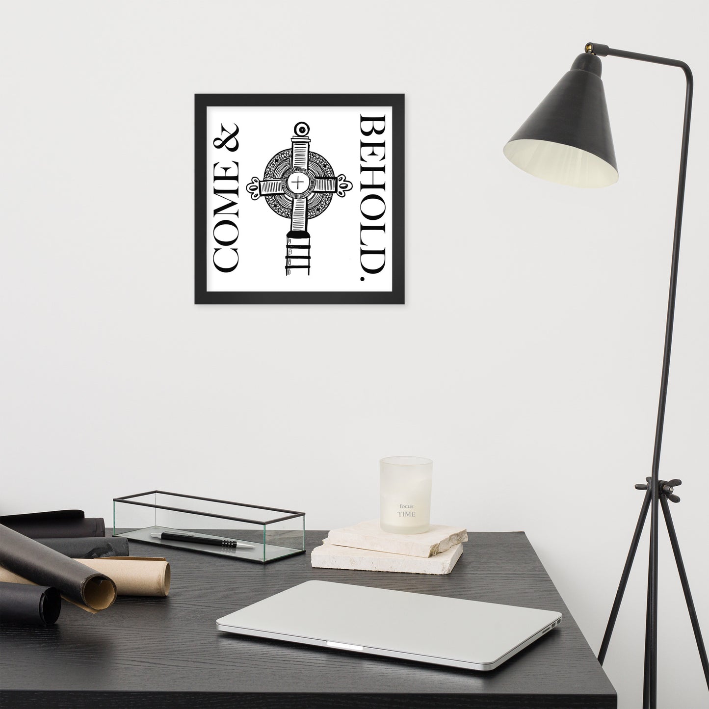 "Come & Behold" - Framed poster