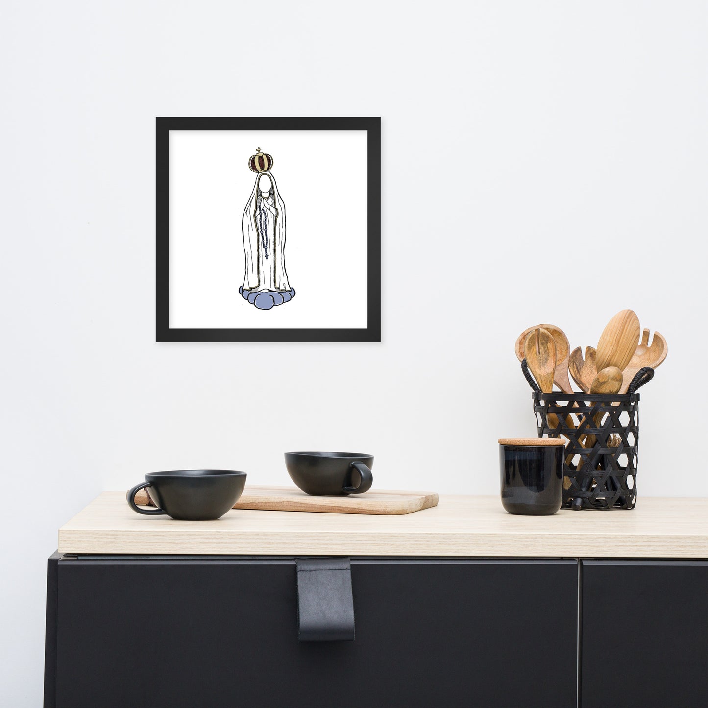 "Our Lady of Fatima" - Framed Poster