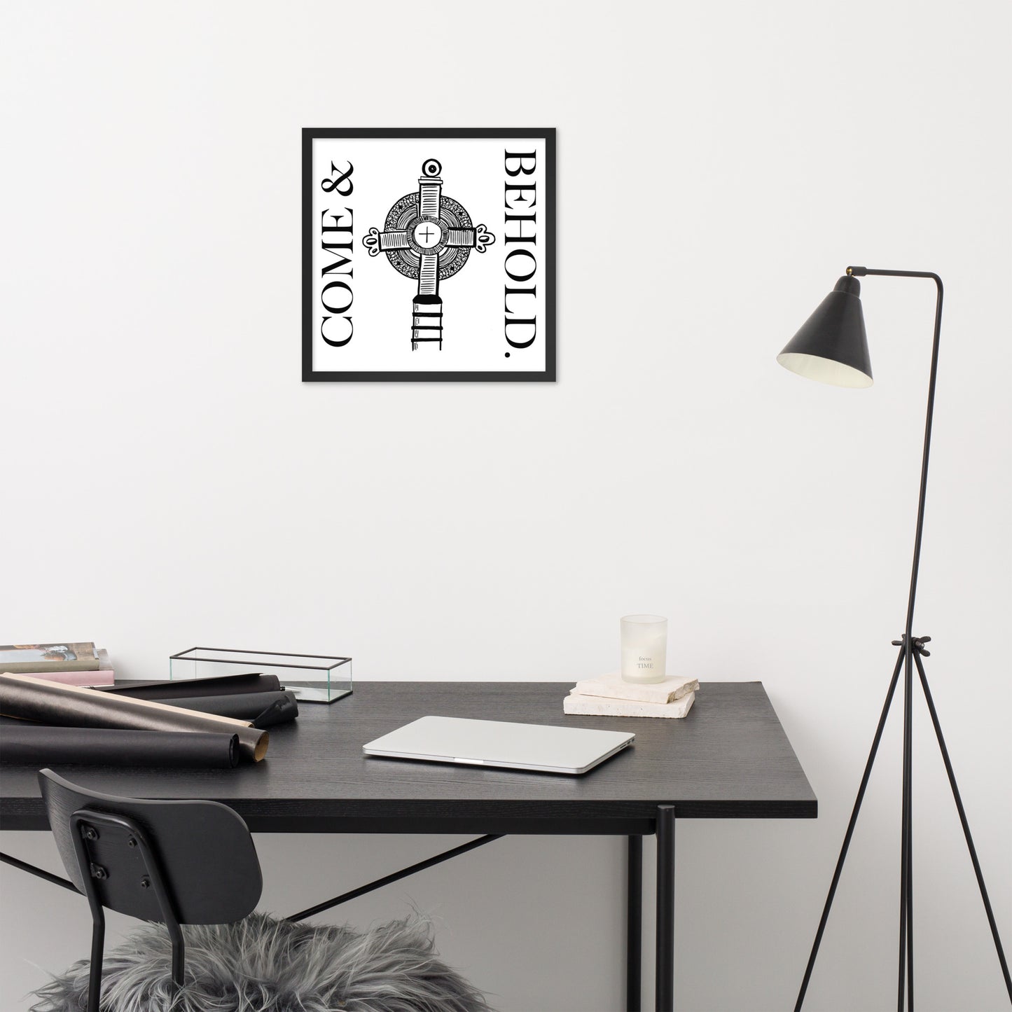 "Come & Behold" - Framed poster