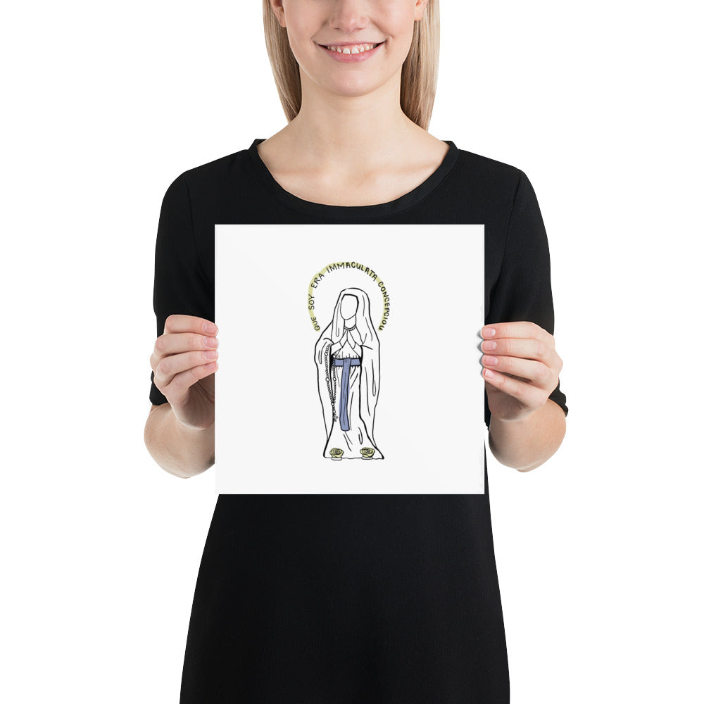 "Our Lady of Lourdes" - Print Only