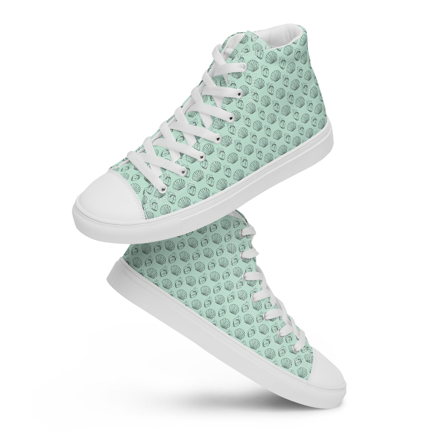 Walking with the Saints | St. Augustine of Hippo—Men’s high top canvas shoes