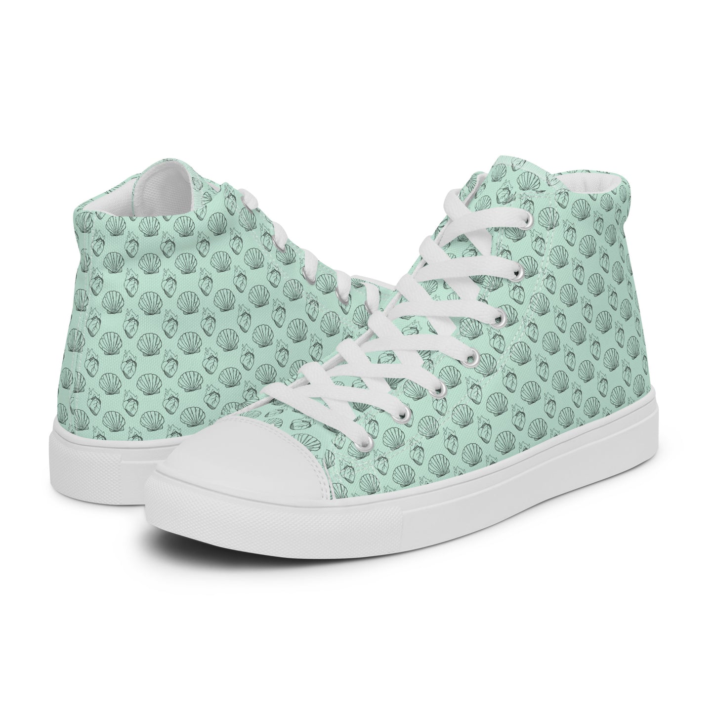 Walking with the Saints | St. Augustine of Hippo—Men’s high top canvas shoes