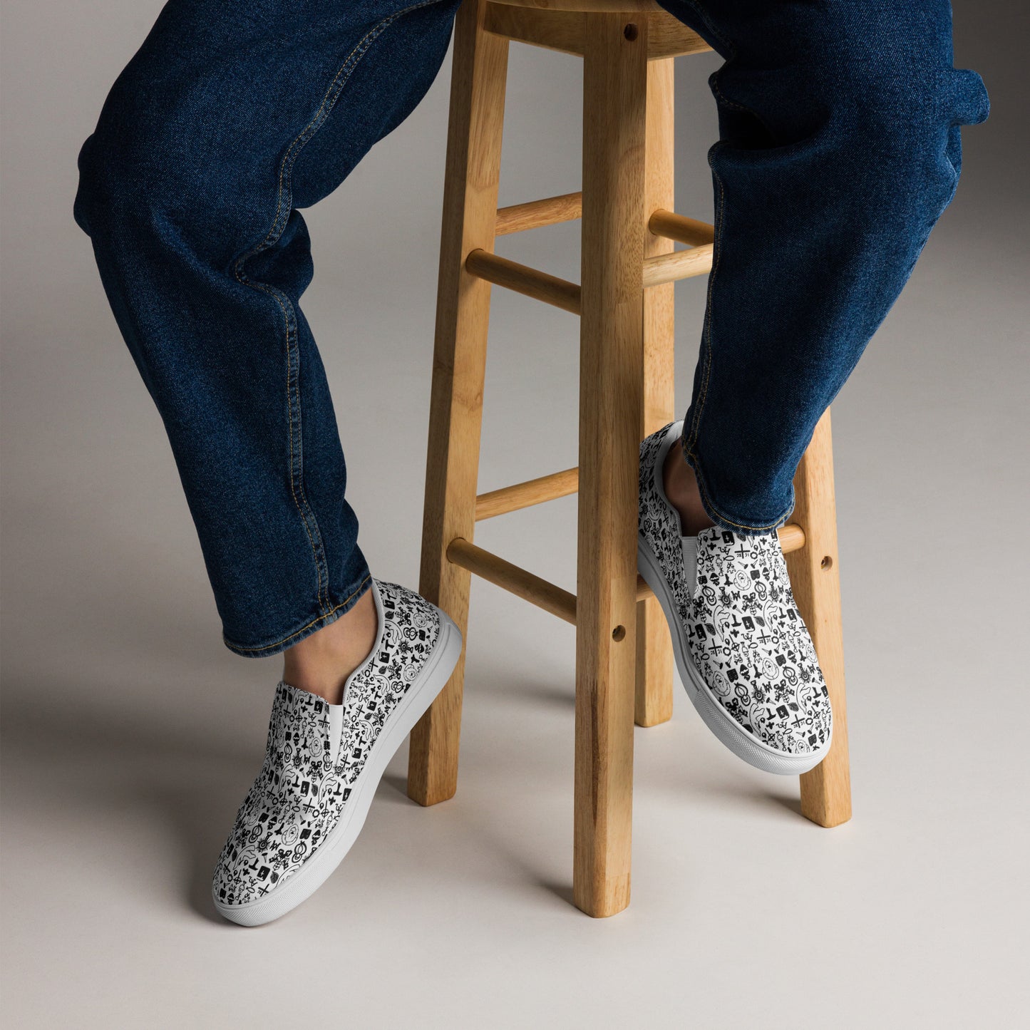 "Walking with the Saints | Uber Catholic" - Men’s Slip-Ons