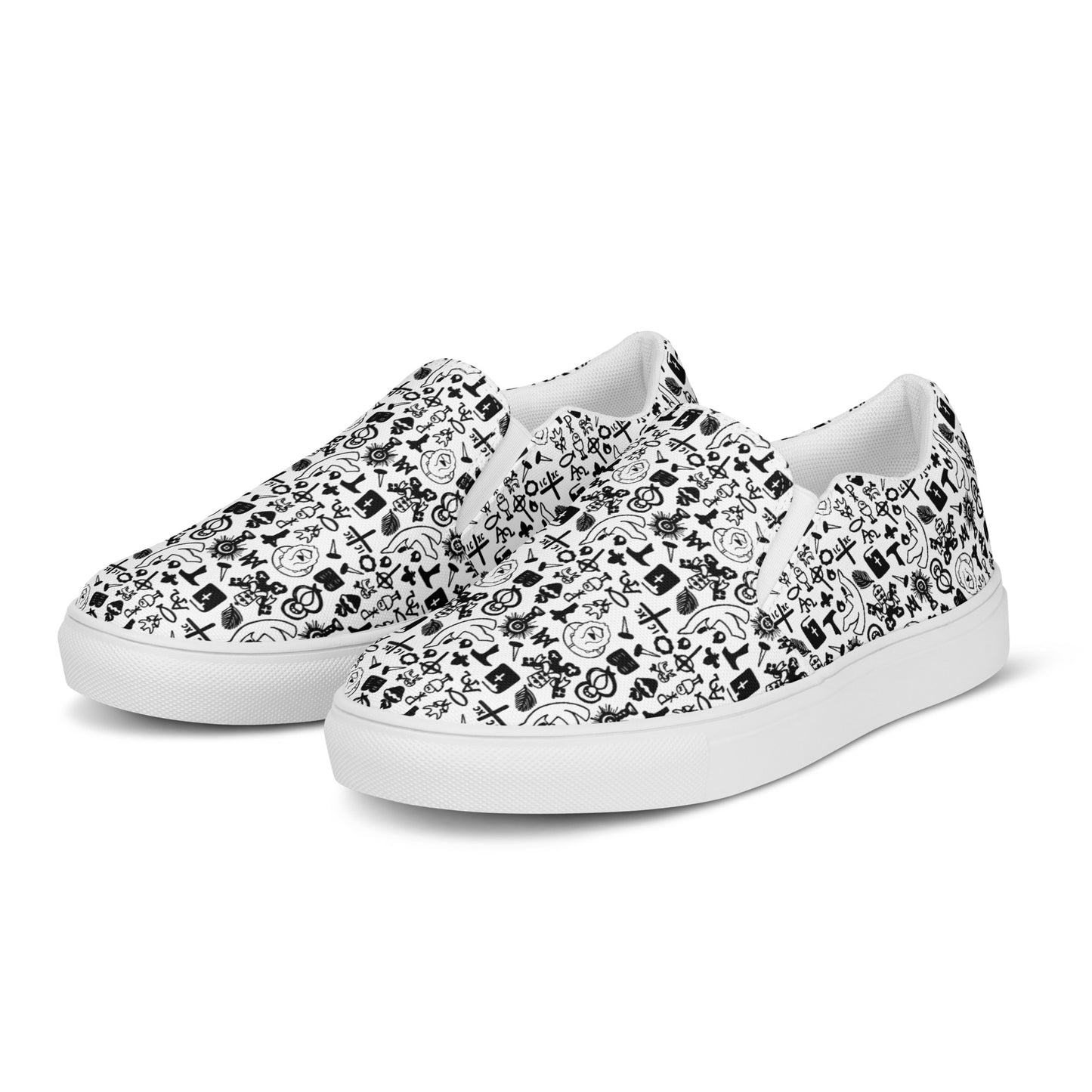 "Walking with the Saints | Uber Catholic" - Men’s Slip-Ons