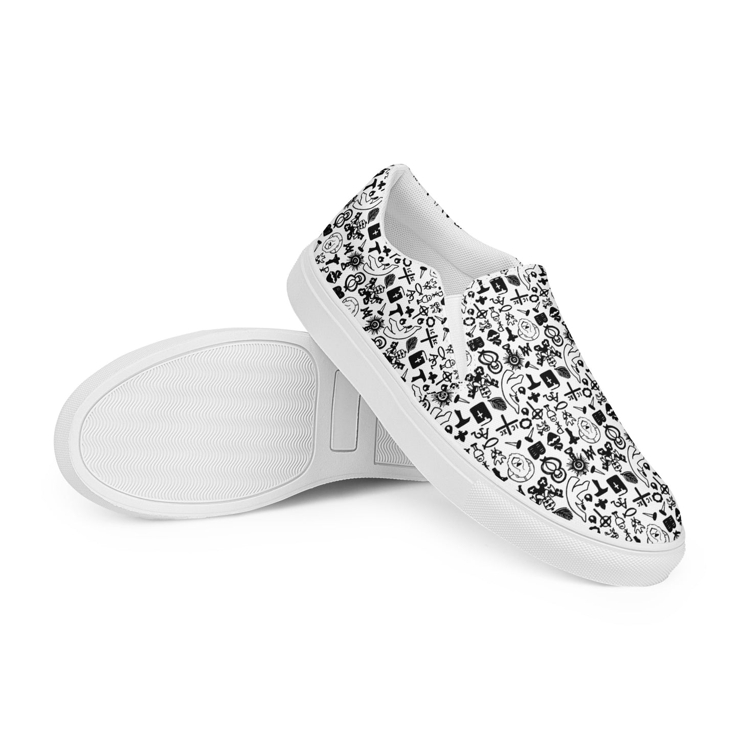 "Walking with the Saints | Uber Catholic" - Men’s Slip-Ons