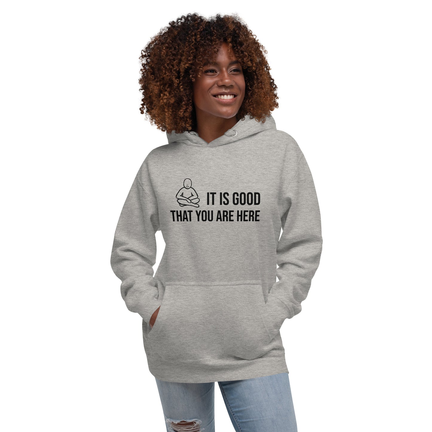 "It Is Good" Black Text - Unisex Hoodie