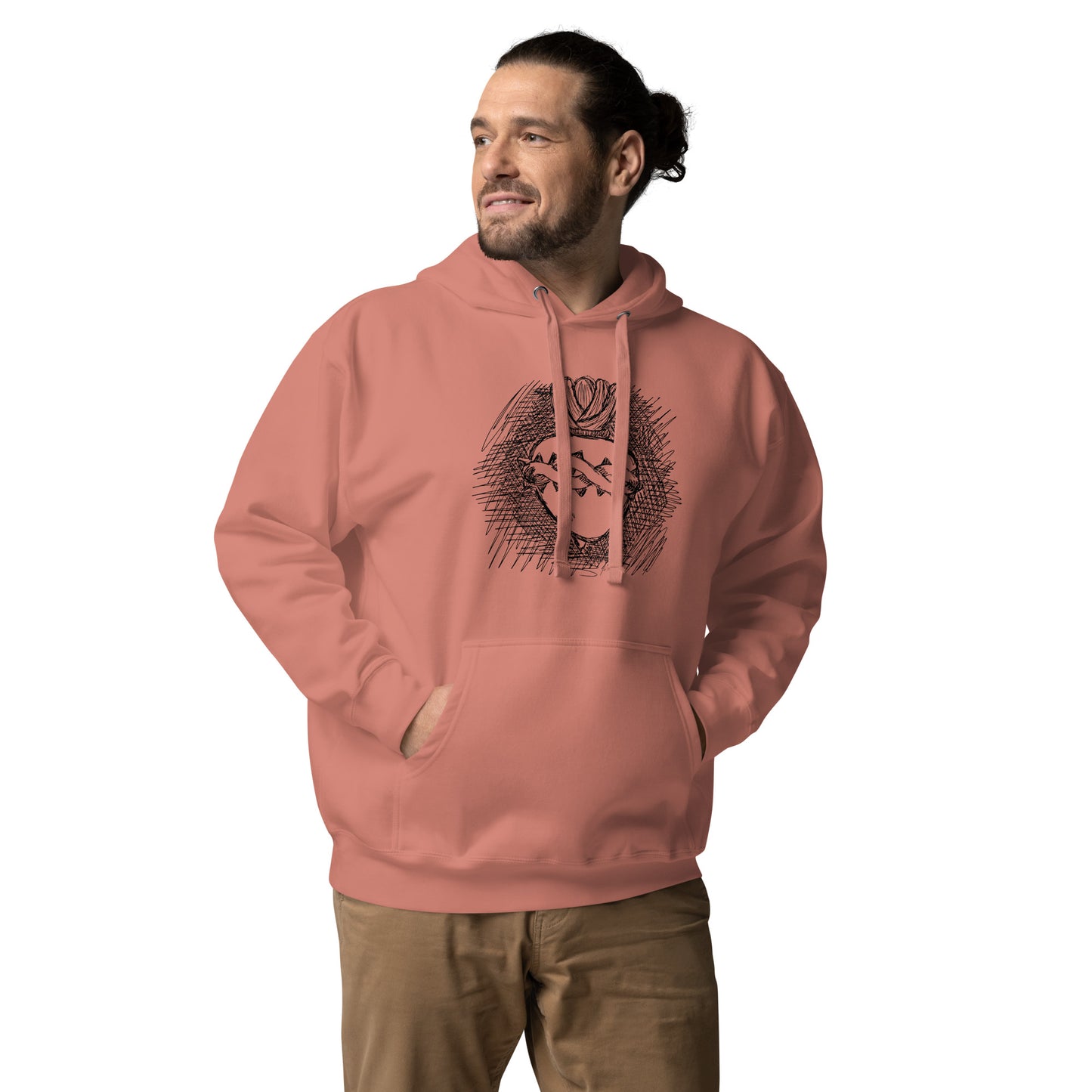 "Sacred Heart of Jesus" — Unisex Hoodie