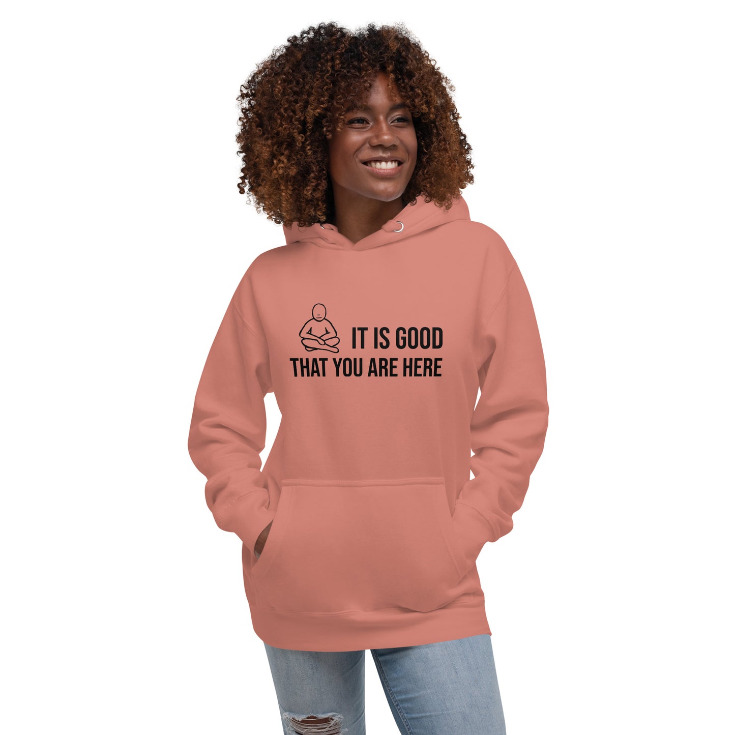 "It Is Good" Black Text - Unisex Hoodie