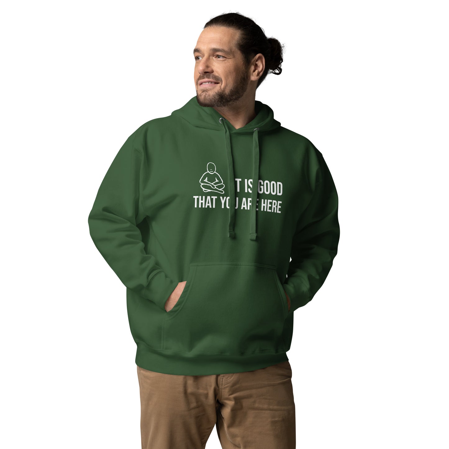 "It Is Good" White Text - Unisex Hoodie