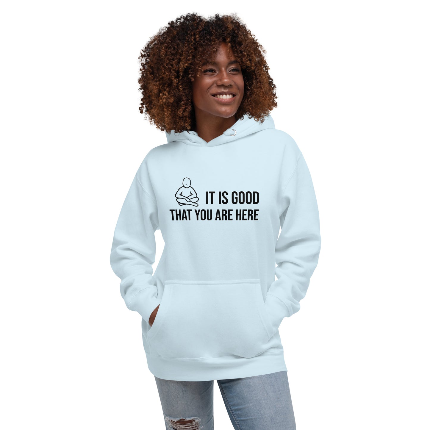 "It Is Good" Black Text - Unisex Hoodie