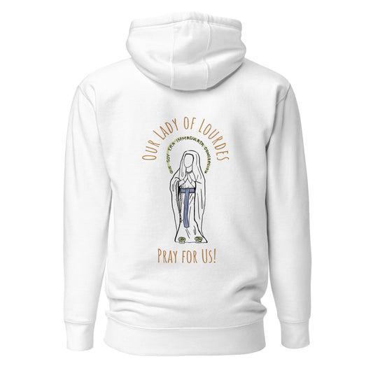 "Our Lady of Lourdes" - Unisex Hoodie