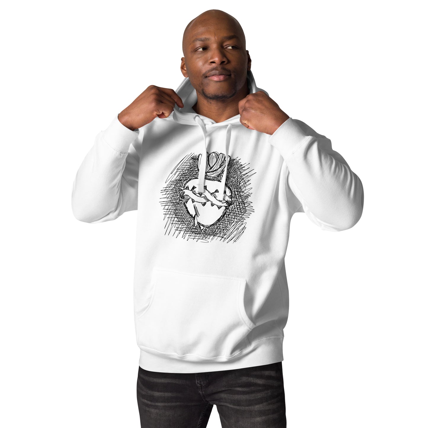 "Sacred Heart of Jesus" — Unisex Hoodie