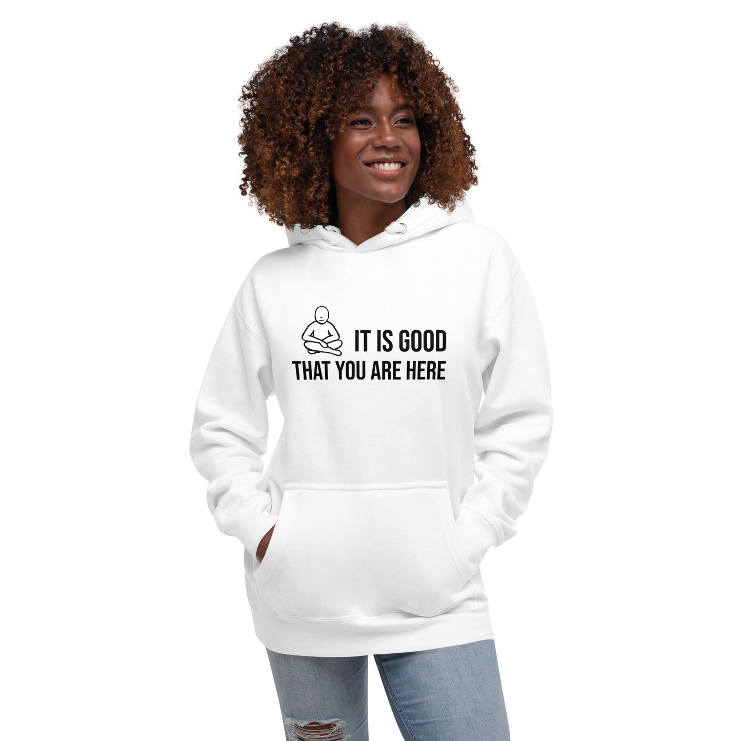 "It Is Good" Black Text - Unisex Hoodie