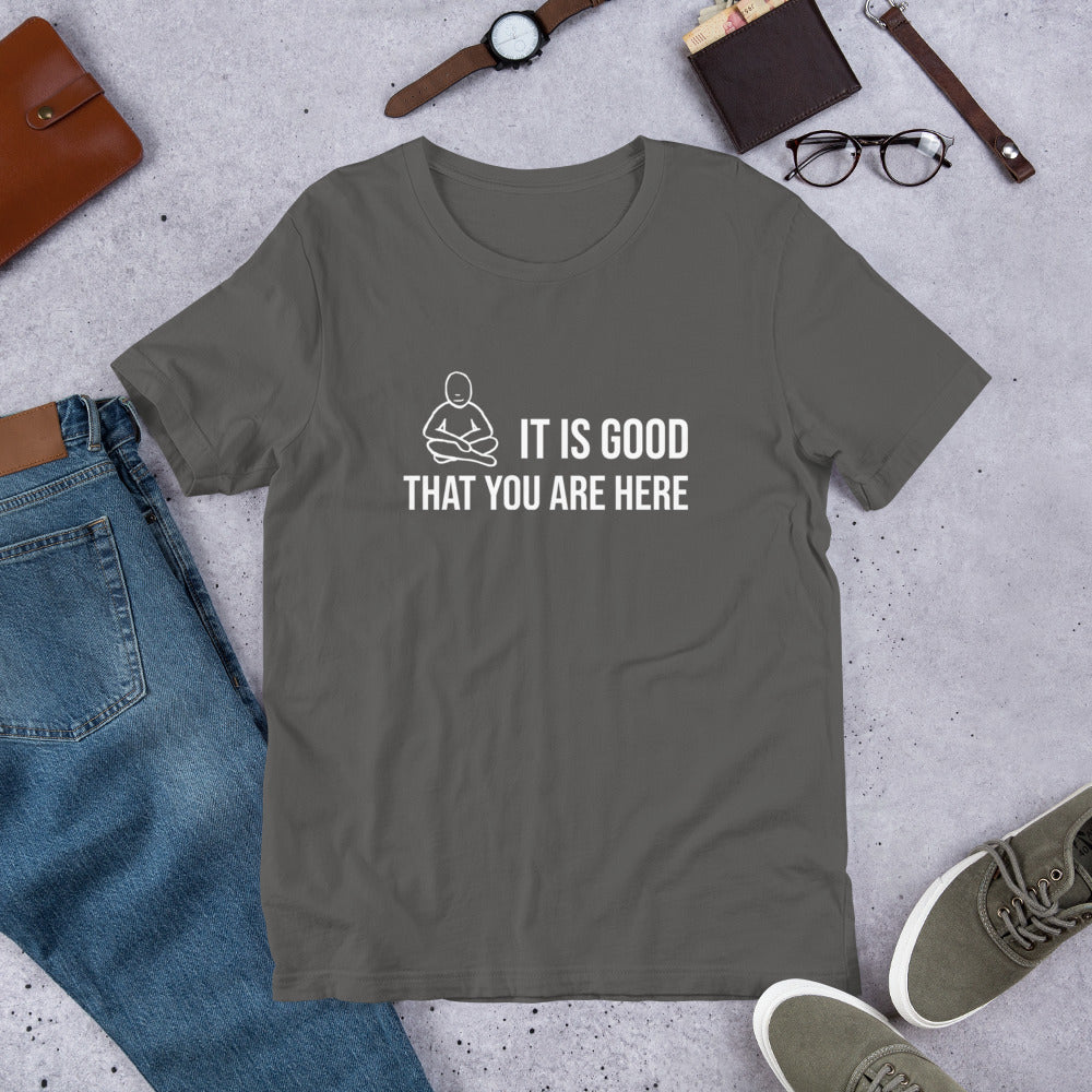 "It Is Good" White Text - Unisex t-shirt