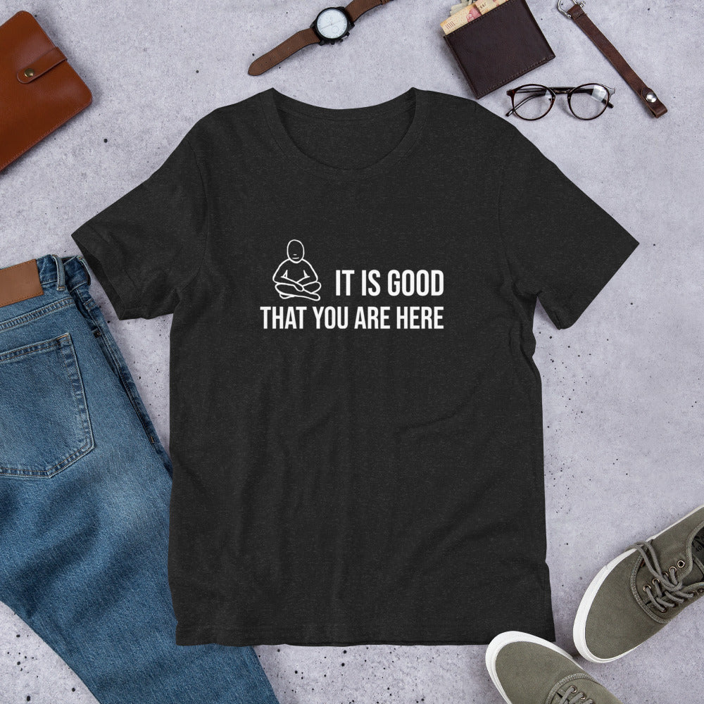 "It Is Good" White Text - Unisex t-shirt