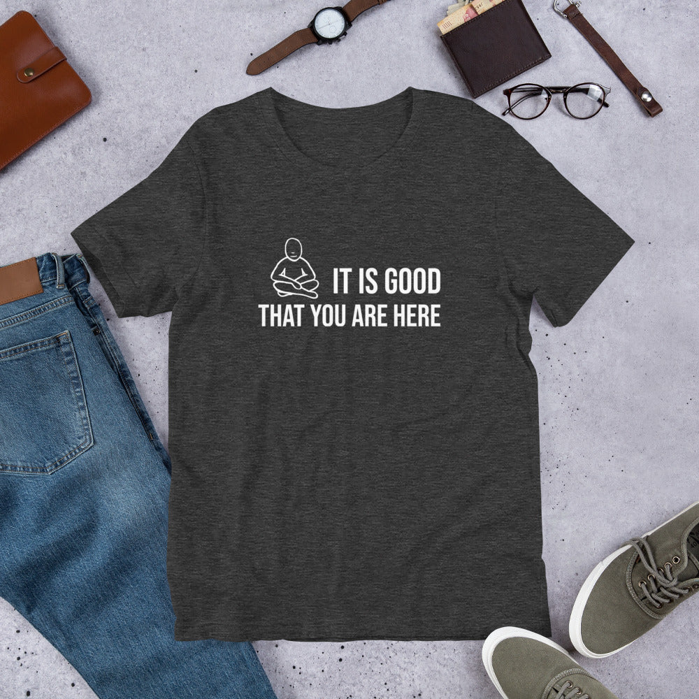 "It Is Good" White Text - Unisex t-shirt
