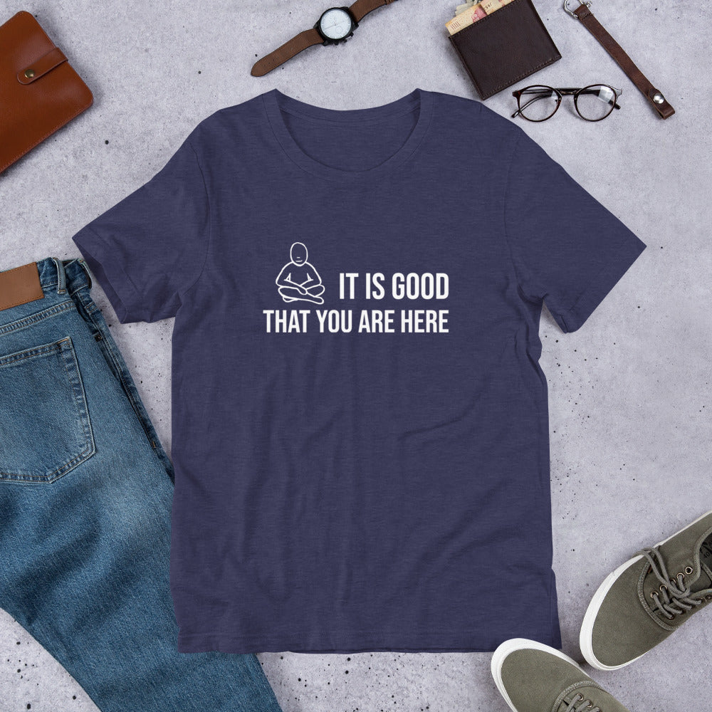 "It Is Good" White Text - Unisex t-shirt