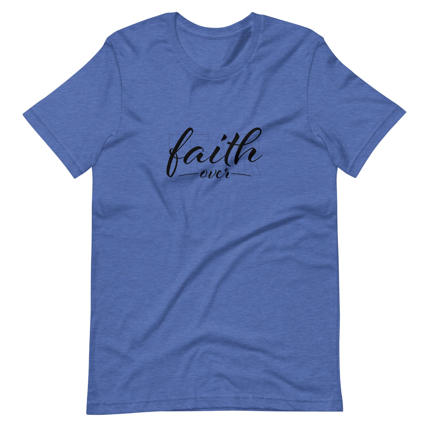 "Faith Over Fear" Black Text - Unisex Tee