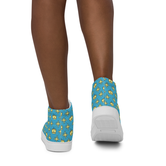 "Walking with the Saints | Mother of God" - Women’s High Tops