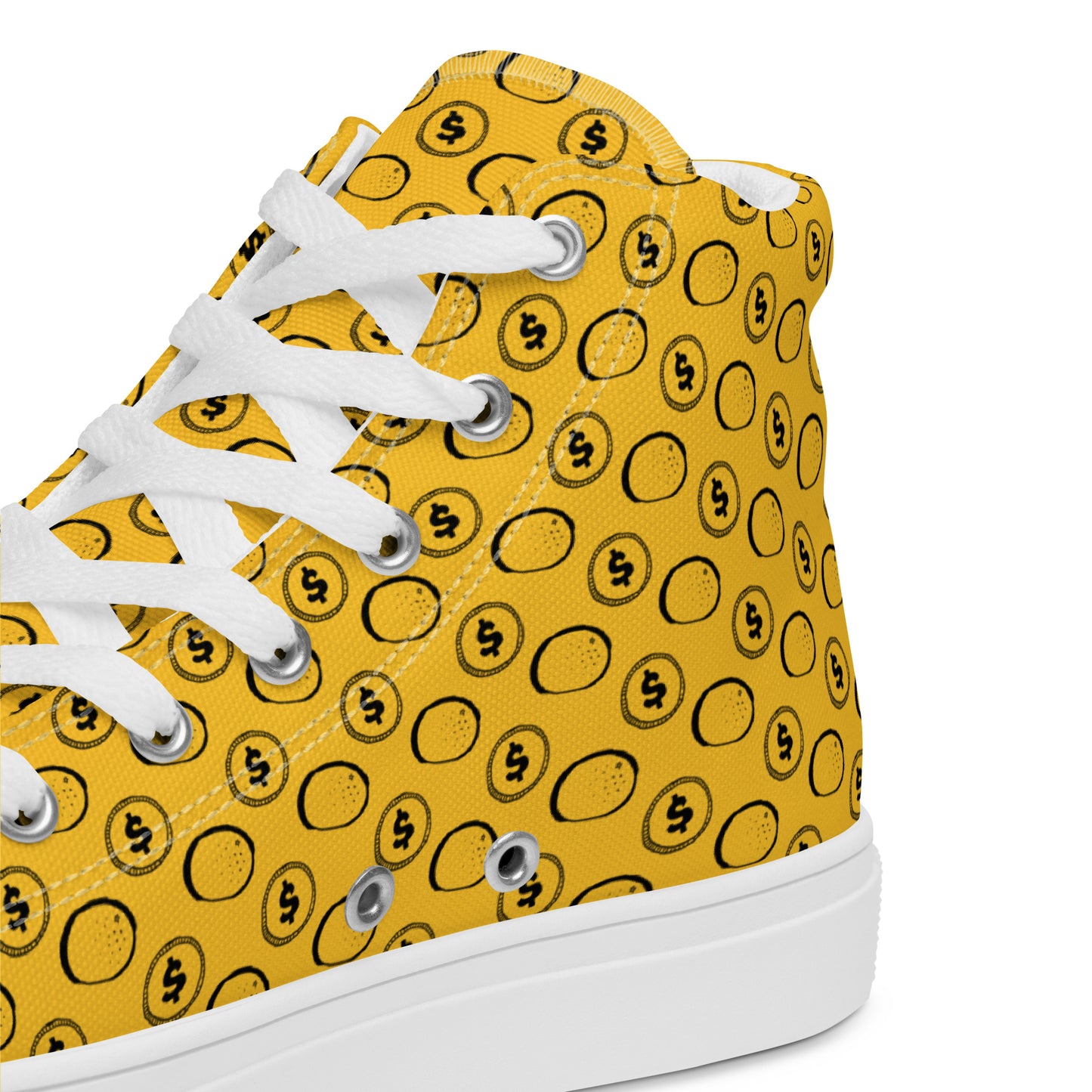 Walking with the Saints | St. Nicholas of Myra—Women’s high top canvas shoes