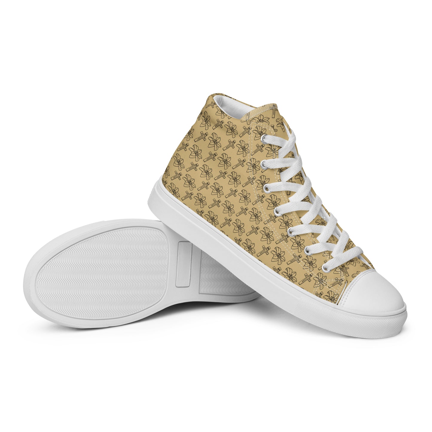 Walking with the Saints | St. Catherine of Siena—Women’s high top canvas shoes
