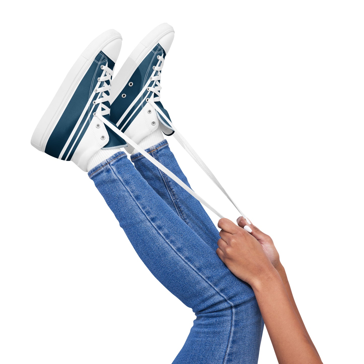 Walking with the Saints | St. Teresa of Calcutta—Women’s high top canvas shoes