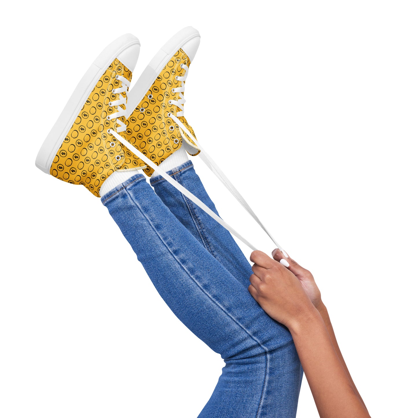 Walking with the Saints | St. Nicholas of Myra—Women’s high top canvas shoes