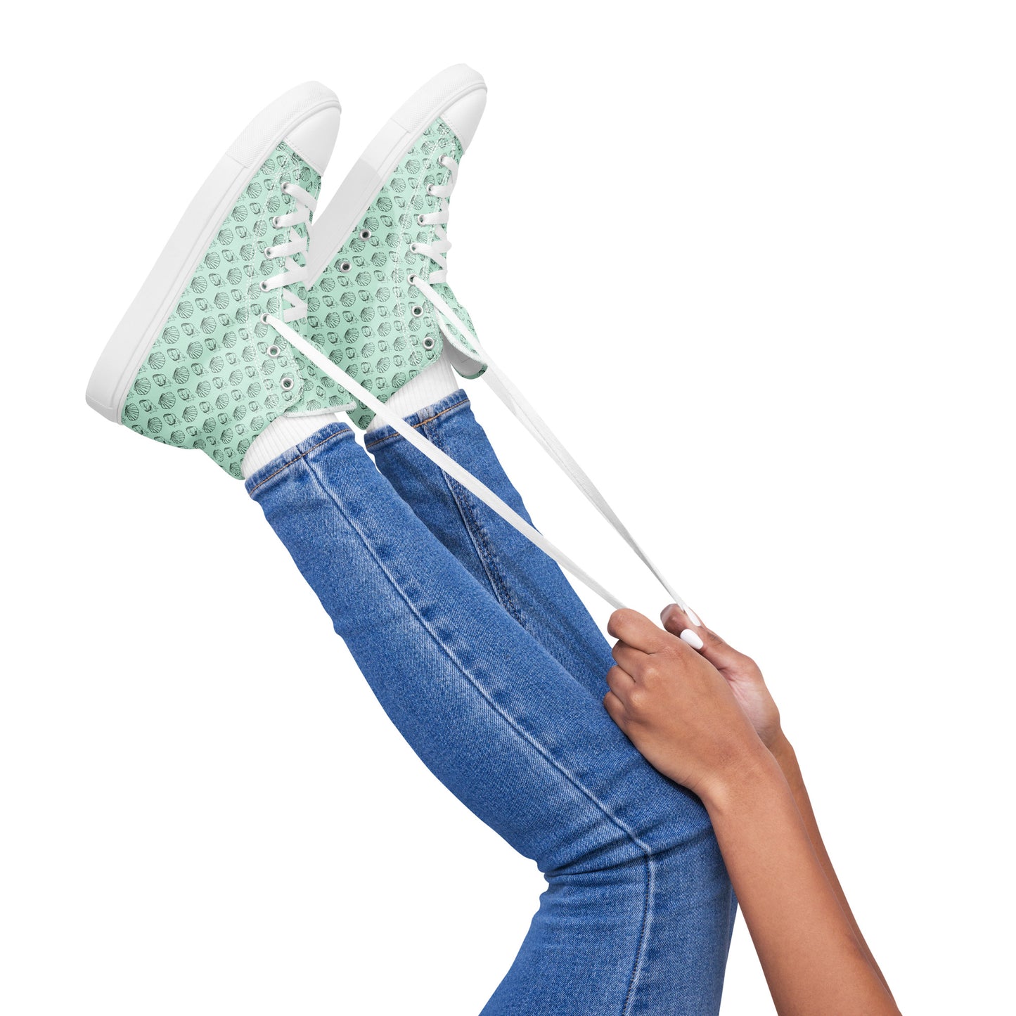 "Walking with the Saints | St. Augustine of Hippo" - Women’s High Tops