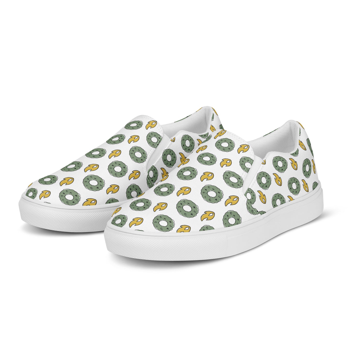 Walking with the Saints | St. Lucy of Syracuse—Women’s slip-on canvas shoes