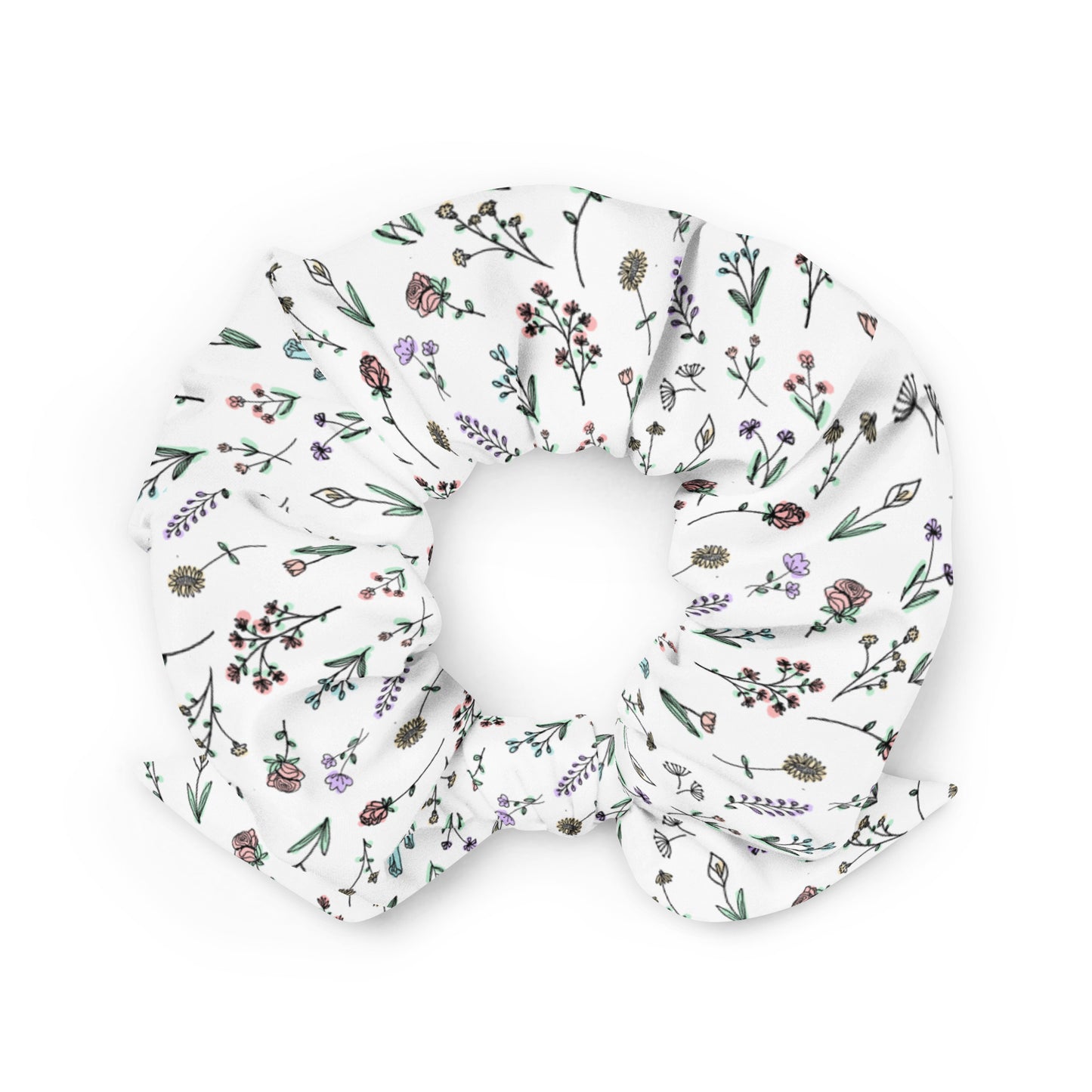"Little Field of Flowers" - Scrunchie