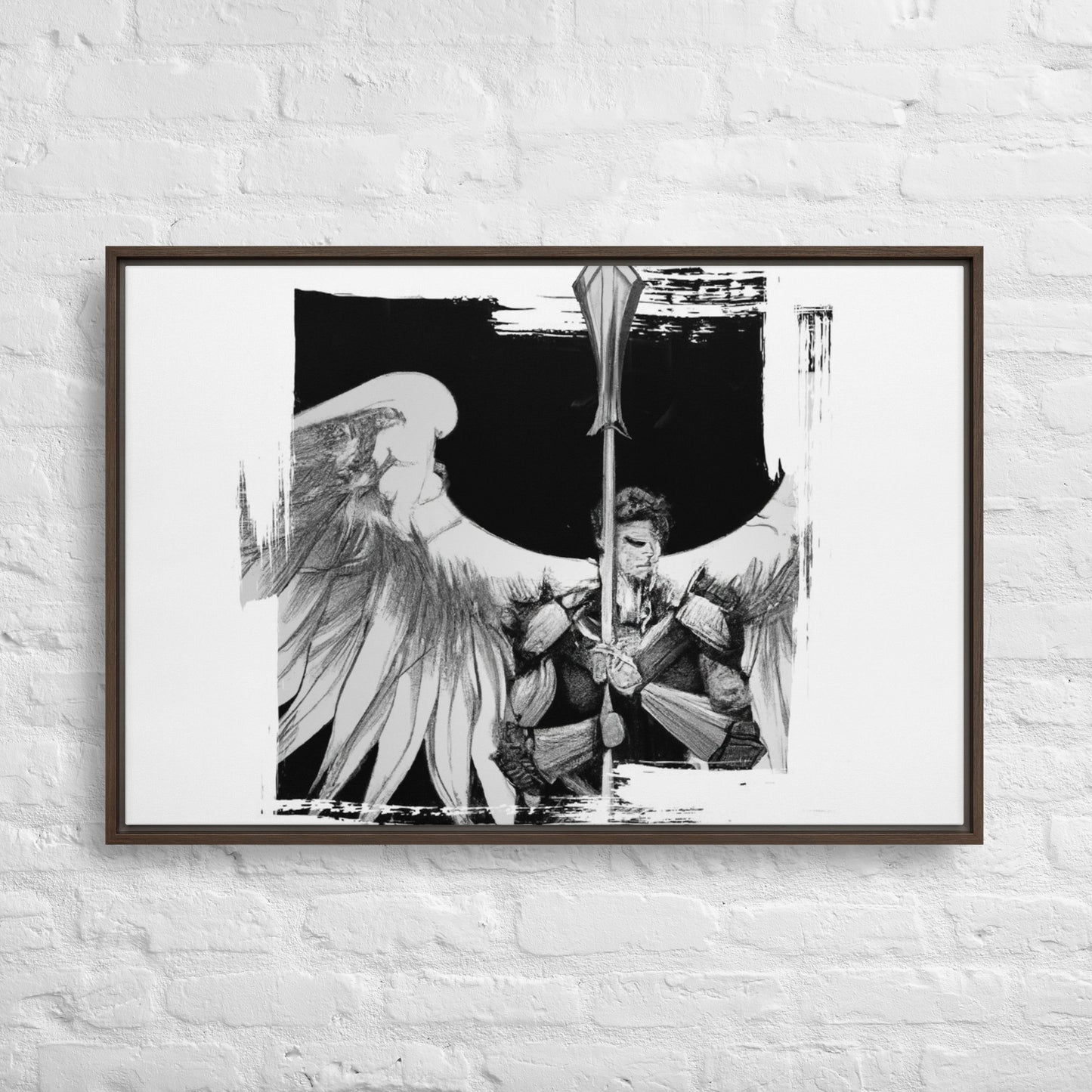 "St. Michael the Archangel" - Framed Print