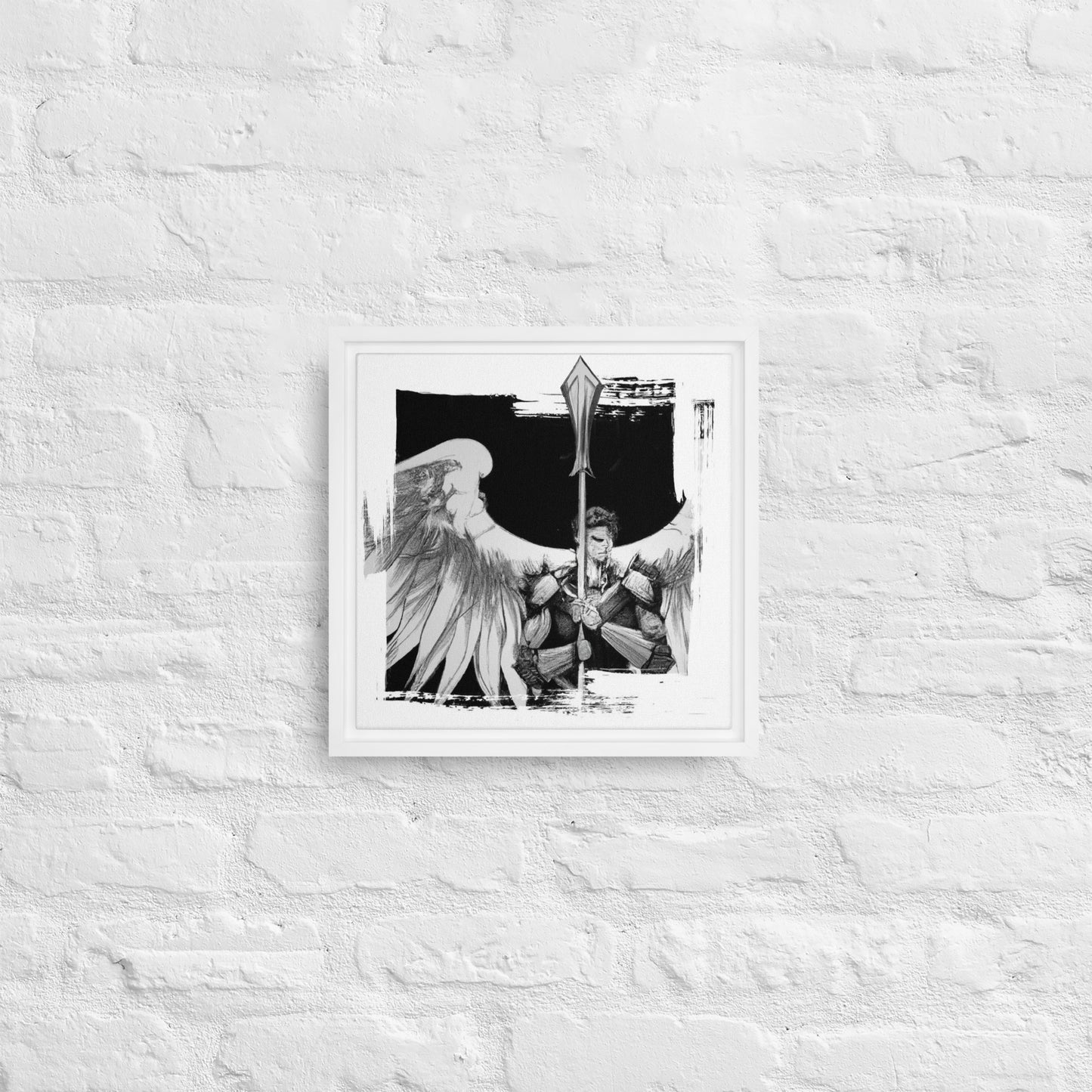 "St. Michael the Archangel" - Framed Print