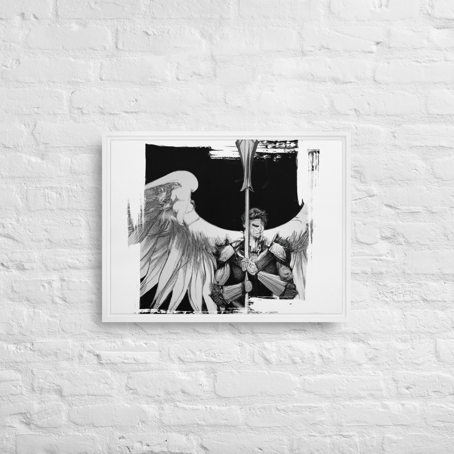 "St. Michael the Archangel" - Framed Print