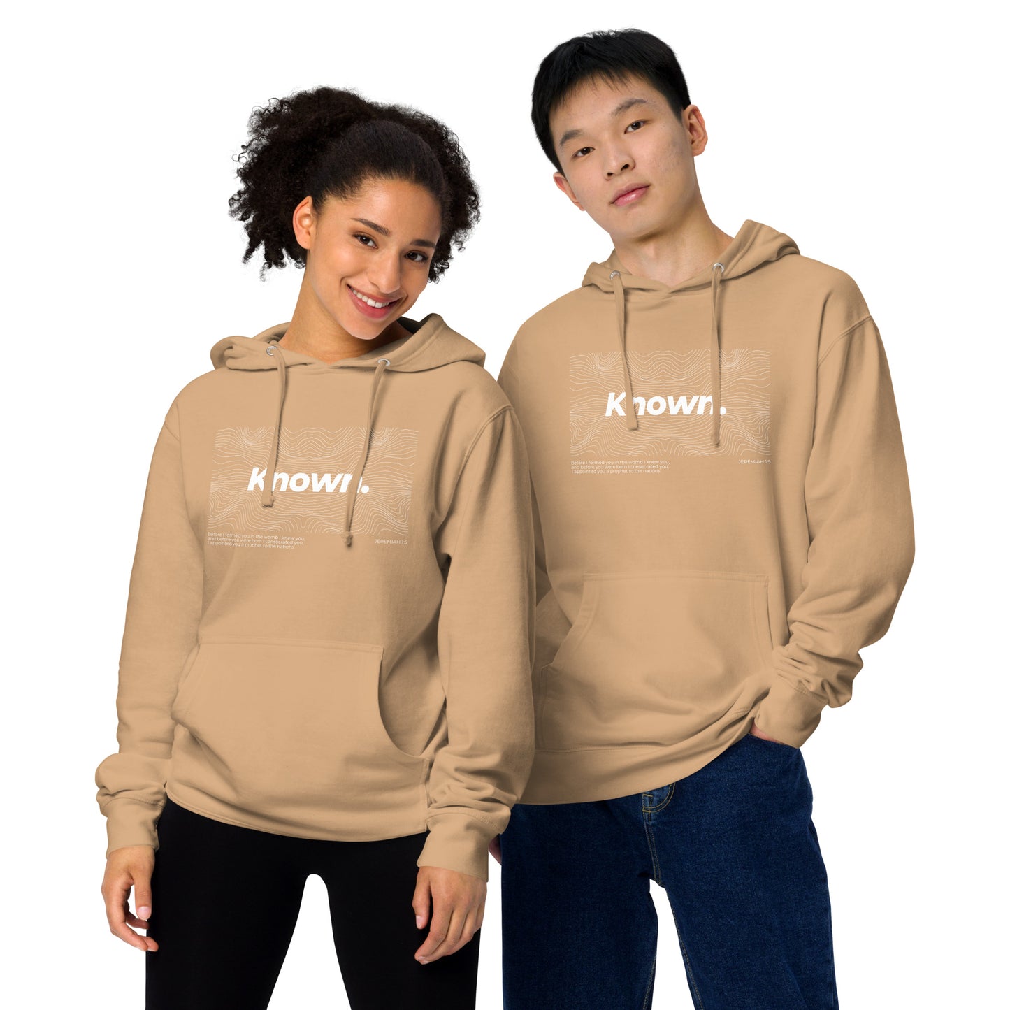 "Known" - Unisex Midweight Hoodie
