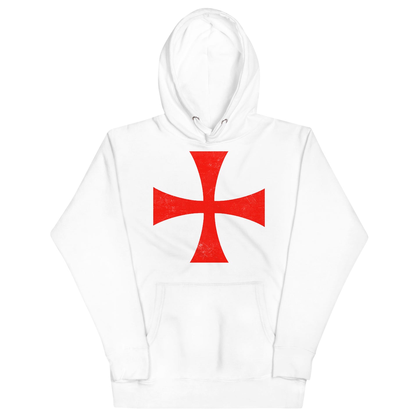 "Battle Worn Templar Cross" - Hoodie