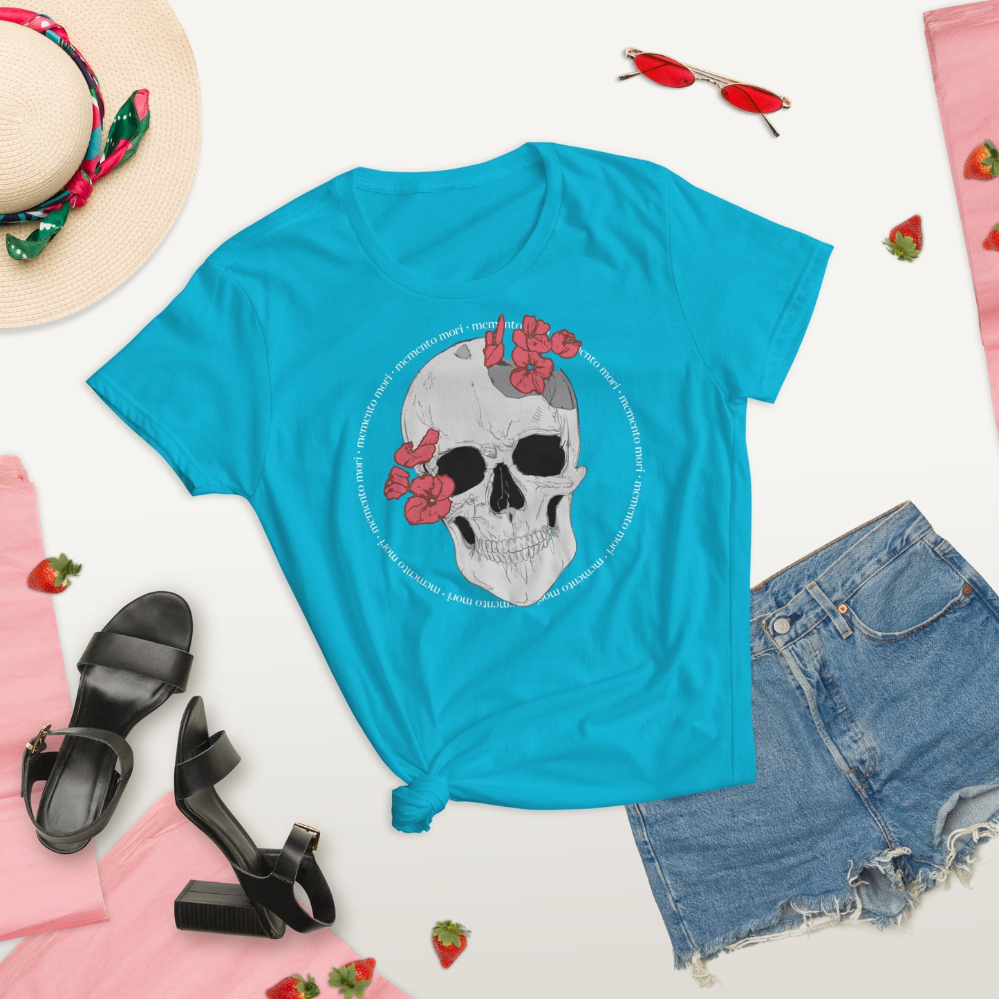 "Memento Mori" - Women's short sleeve t-shirt