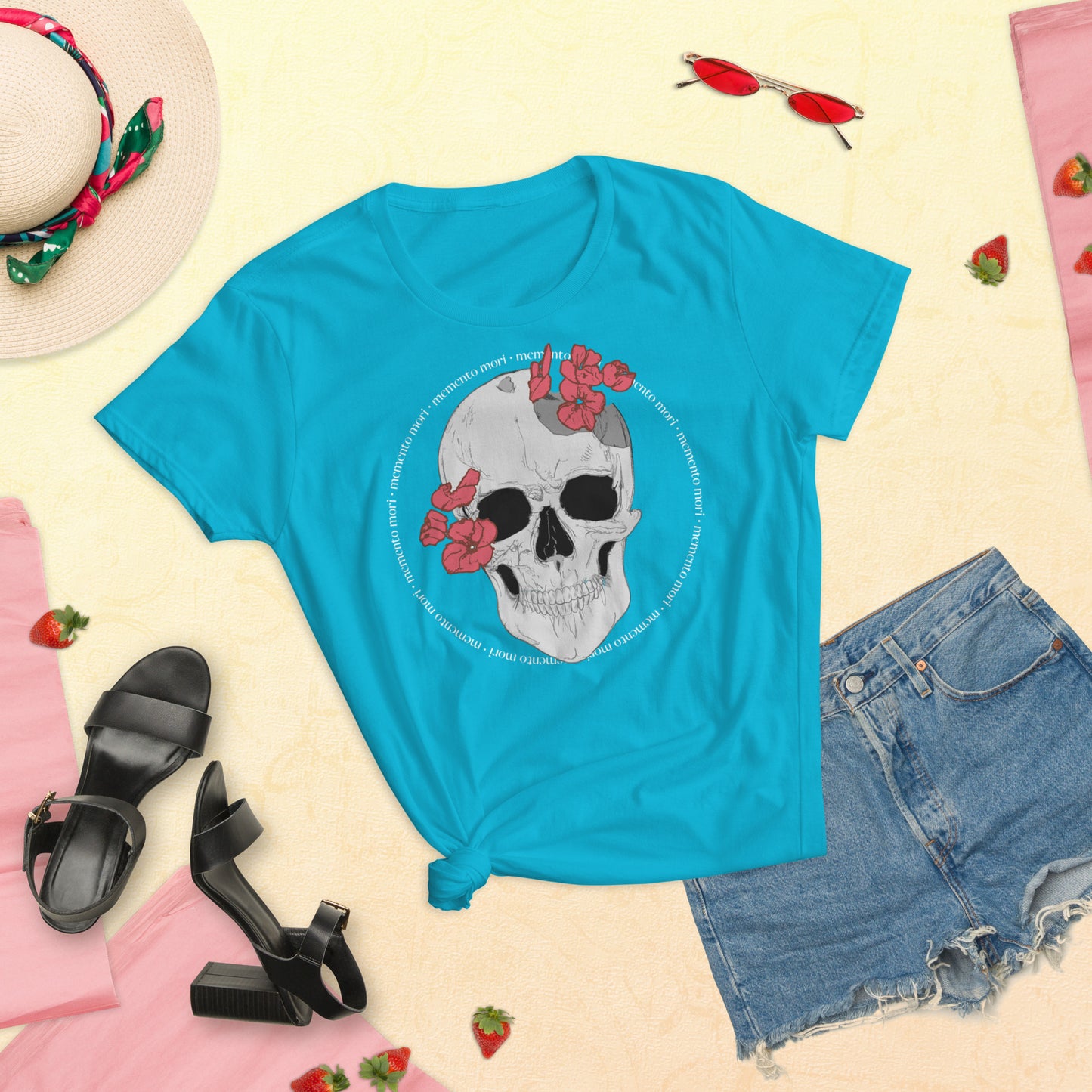 "Memento Mori" - Women's short sleeve t-shirt