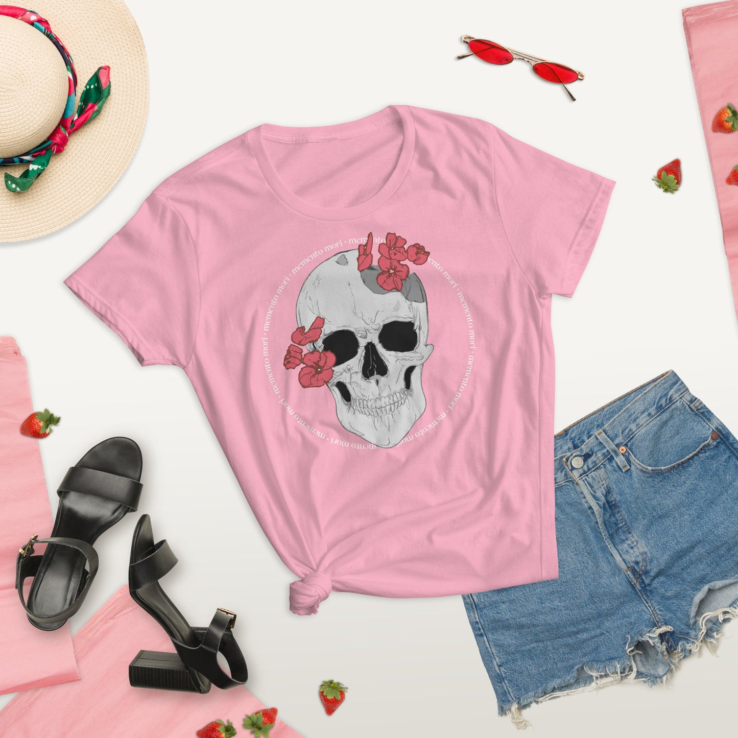 "Memento Mori" - Women's short sleeve t-shirt