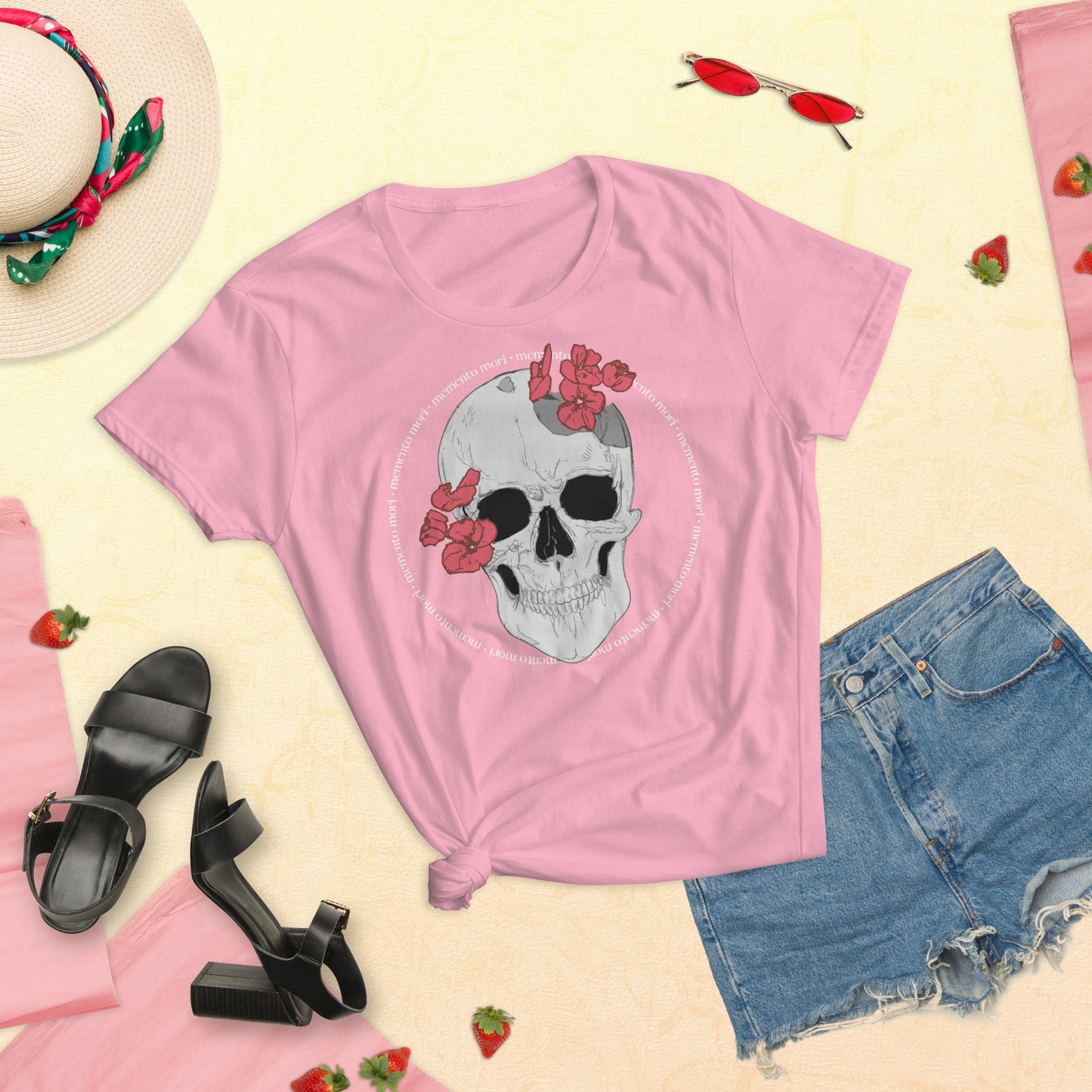 "Memento Mori" - Women's short sleeve t-shirt