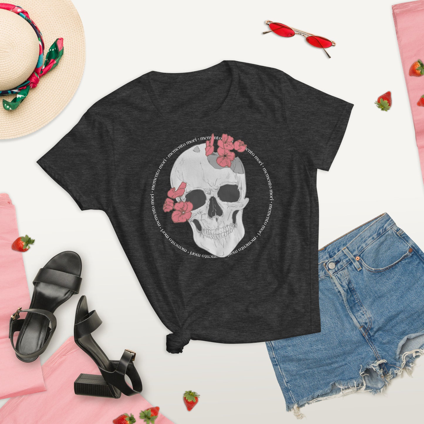 "Memento Mori" - Women's short sleeve t-shirt