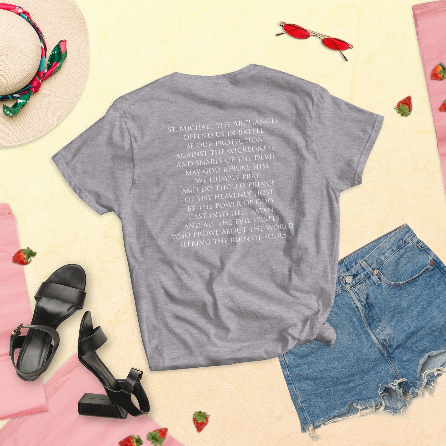 "St. Michael the Archangel" - Women's Premium Tee