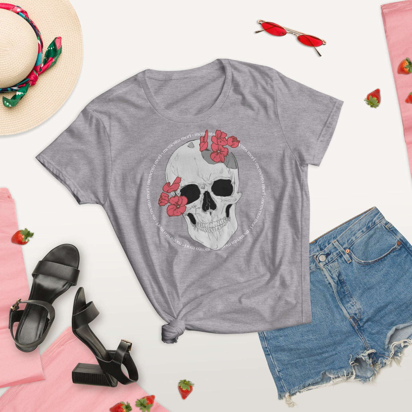 "Memento Mori" - Women's short sleeve t-shirt