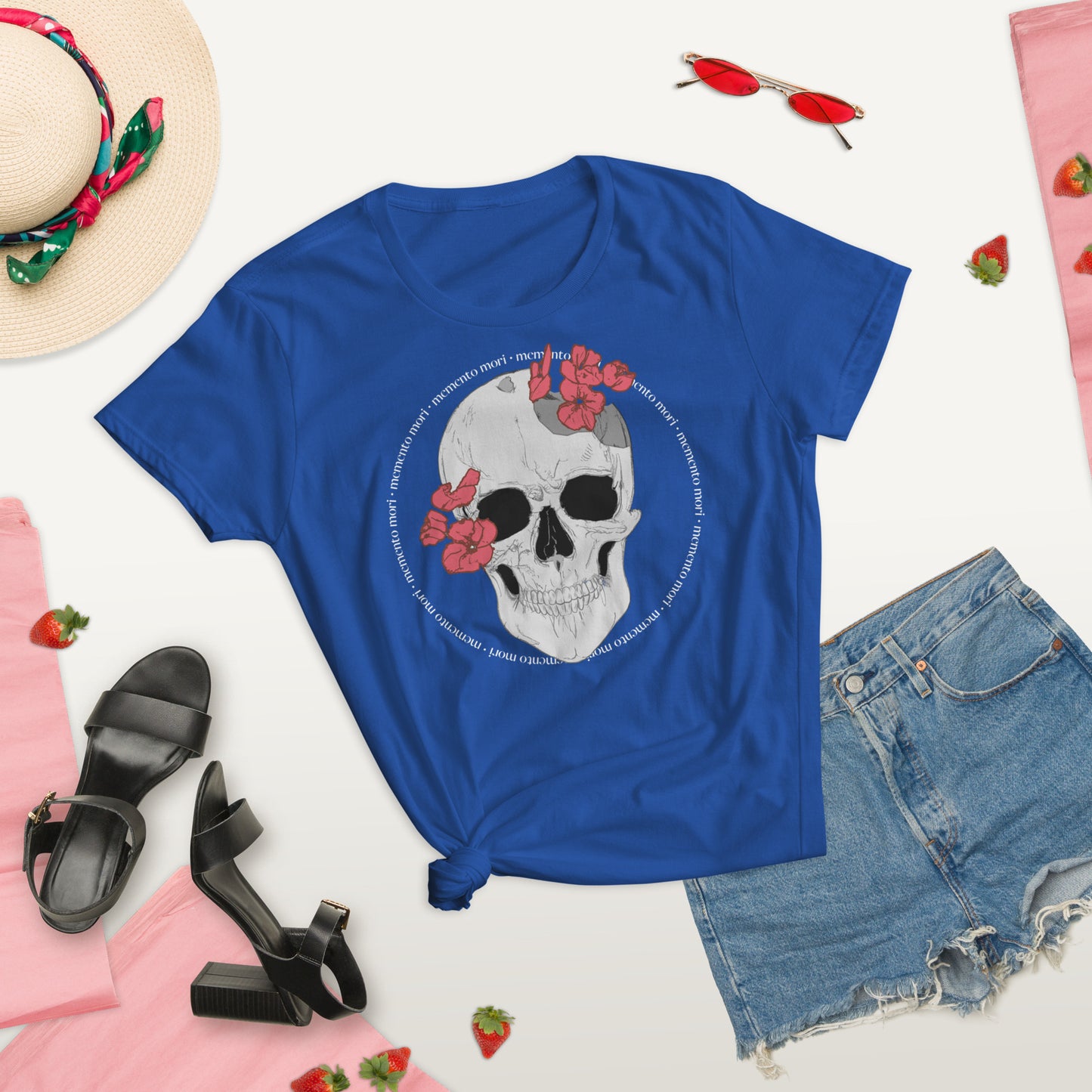 "Memento Mori" - Women's short sleeve t-shirt