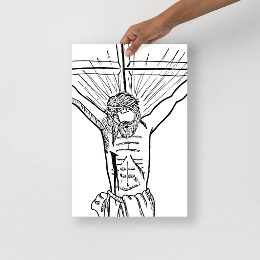 "Crucified Christ" - Print Only