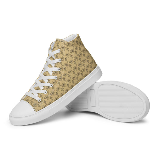 Walking with the Saints | St. Catherine of Siena—Men’s high top canvas shoes
