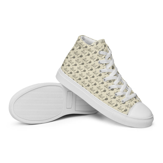Walking with the Saints | St. John the Baptist—Men’s high top canvas shoes