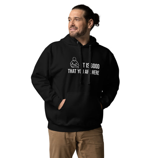 "It Is Good" White Text - Unisex Hoodie