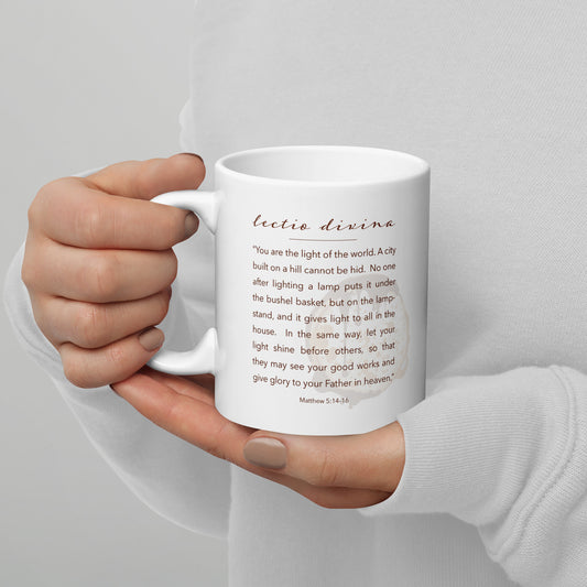 "Jesus AND Coffee | Matthew 5:14–16" - White Mug